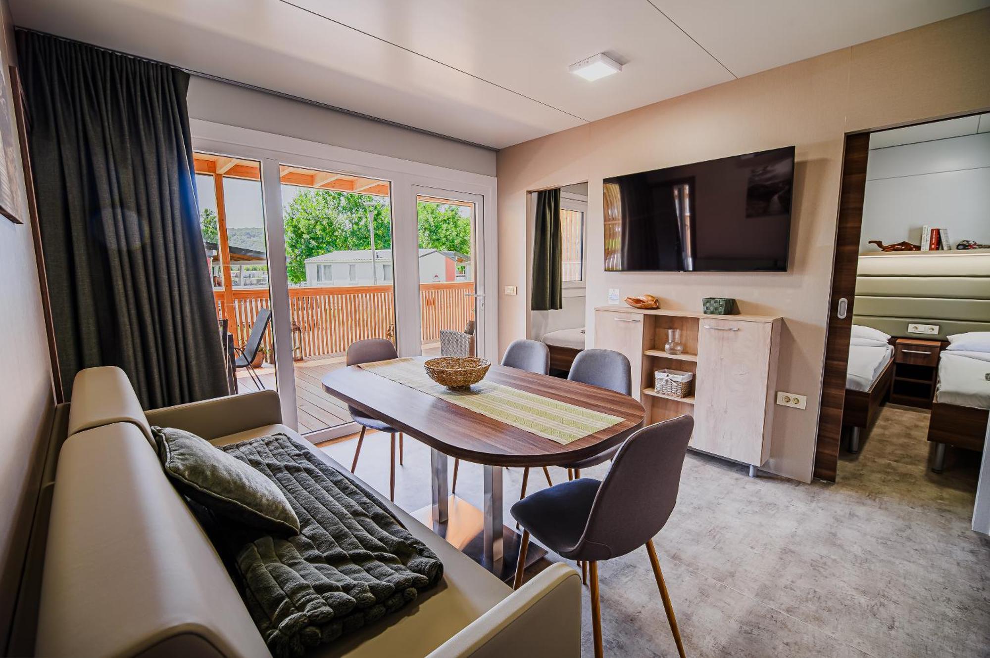 Premium Mobile Homes With Thermal Riviera Tickets Catez ob Savi Exterior photo